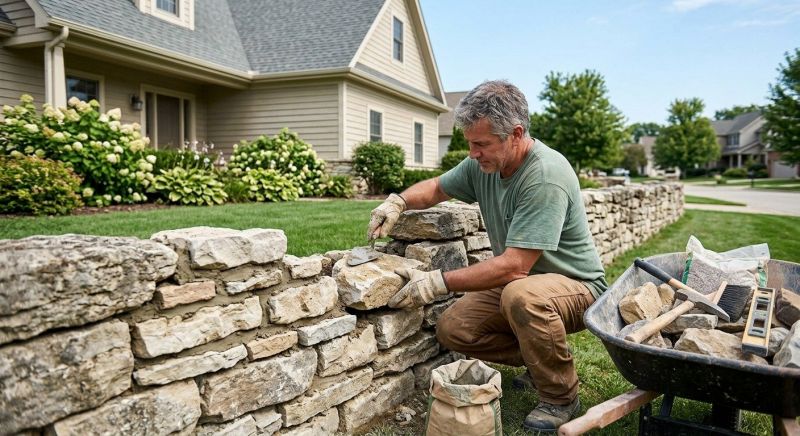 Brick Fence Repair in Warner Robins, GA