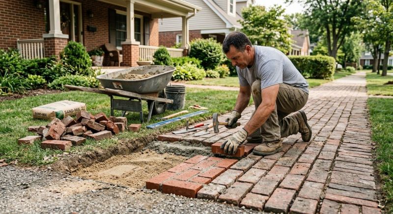 Brick Flatwork Repair in Macon, GA