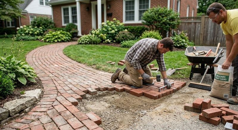 Brick Pathway Repair in Warner Robins, GA