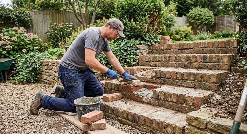 Brick Stairs Repair in Bonaire, GA