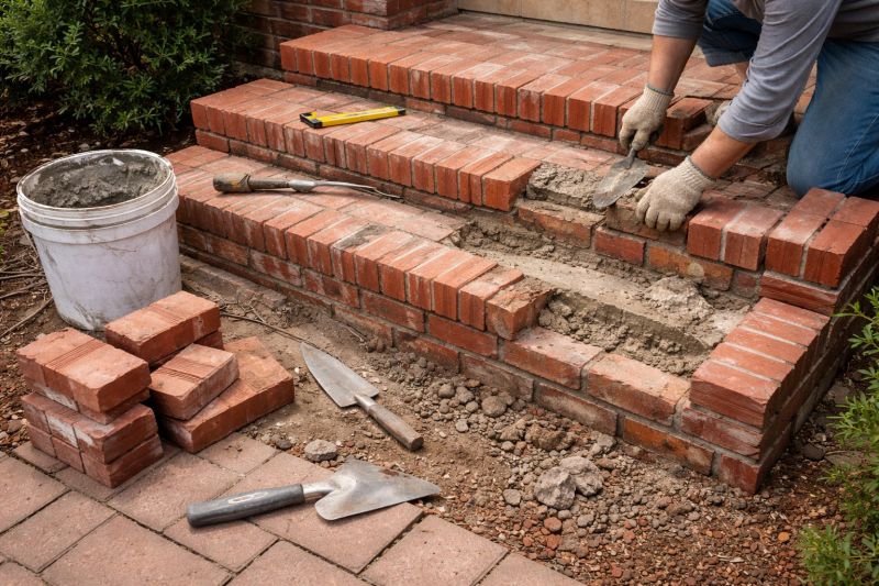 Brick Stairs Repair in Byron, GA