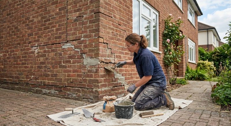 Brick Wall Repair in Houston County, GA