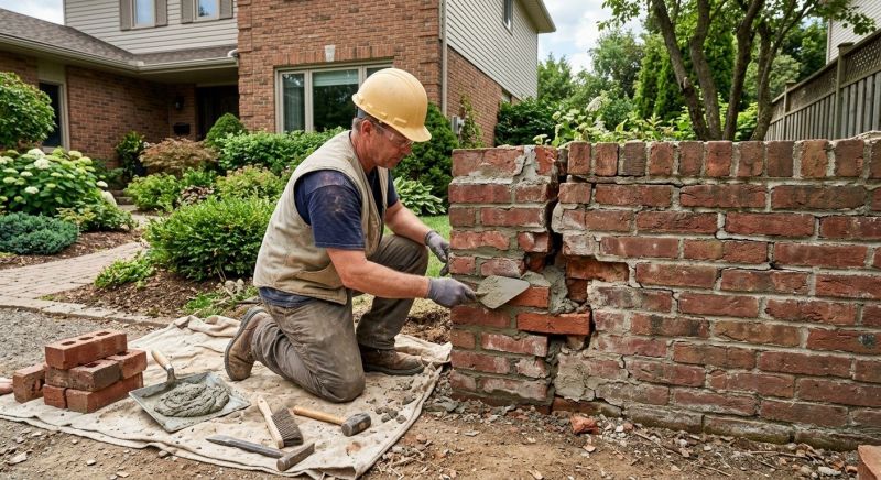 Brick Wall Repair in Warner Robins, GA