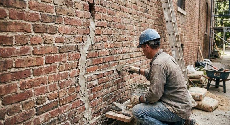 Brick Wall Repair in Warner Robins, GA