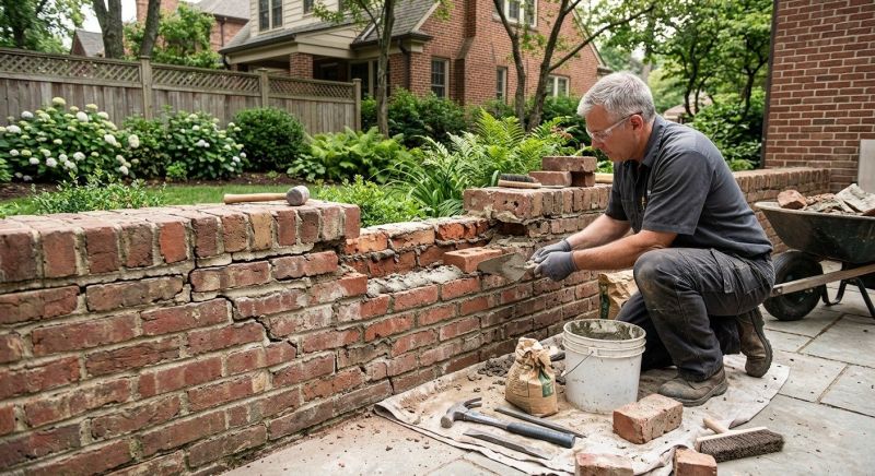 Brick Wall Repair in Macon, GA