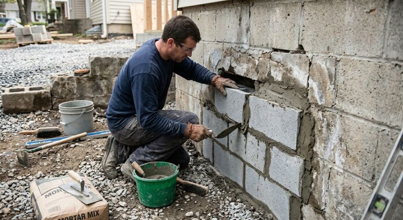 Concrete Block Repair in Warner Robins, GA