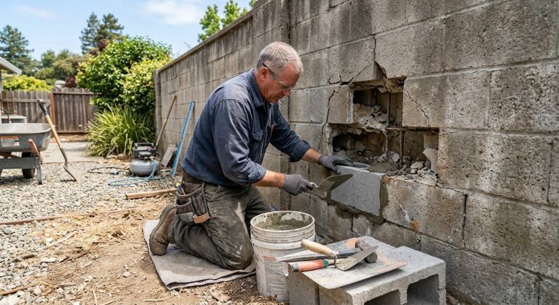 Masonry Wall Repair in Warner Robins, GA