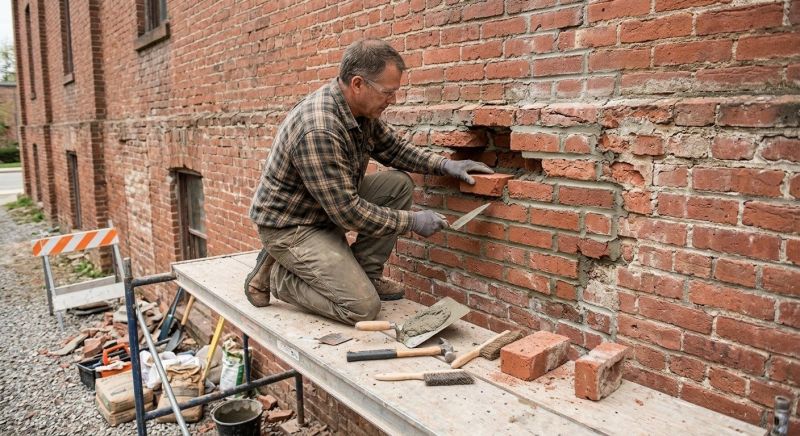Porch Brick Repair in Warner Robins, GA