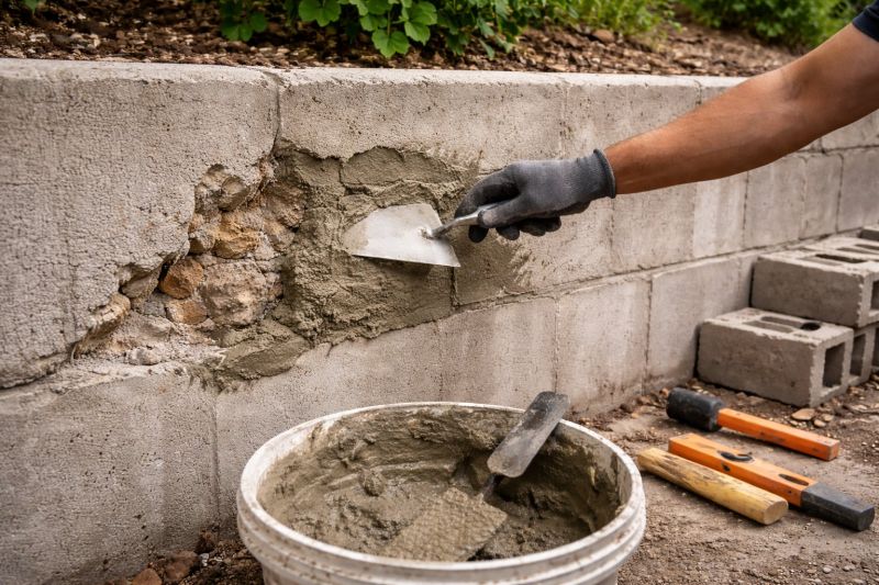 Retaining Wall Repair in Bonaire, GA