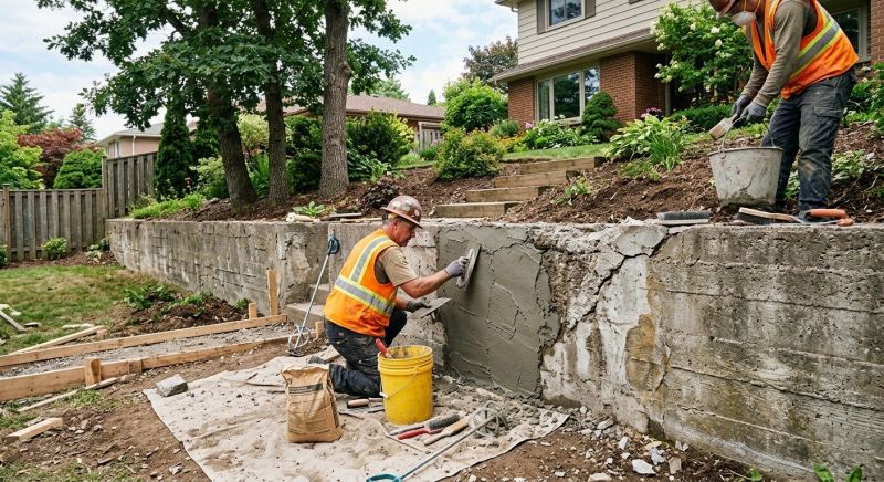 Retaining Wall Repair in Warner Robins, GA