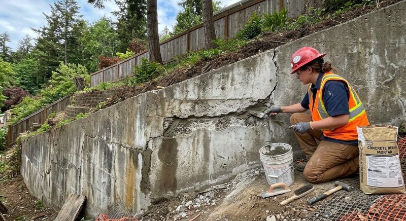 Retaining Wall Repair in Perry, GA