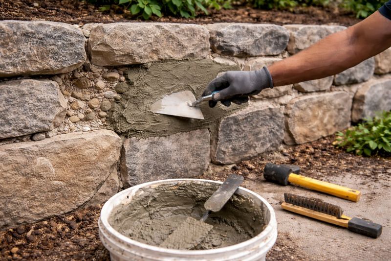 Stone Masonry Repair in Bonaire, GA