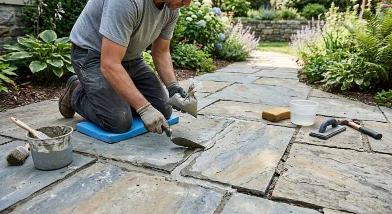 Stone Walkway Repair in Warner Robins, GA