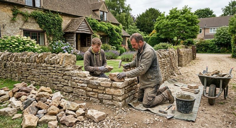 Stone Wall Repair in Macon, GA